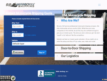 Tablet Screenshot of 1aamotorcycles.com
